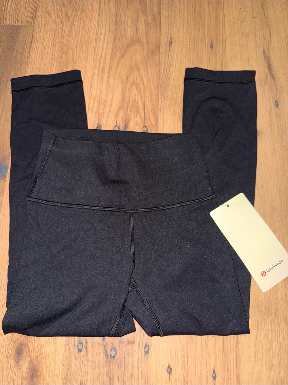 NEW Lululemon Black High-Rise Crop 21” Flux Leggings Wunder Under 2